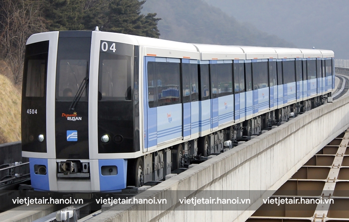 Tàu điện Metro EMU ở Busan