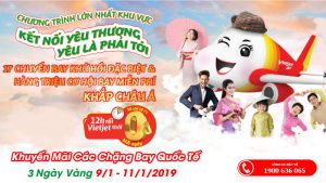 Săn vé Vietjet “3 ngày vàng” tận hưởng cơ hội bay miễn phí