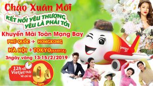 Chào xuân yêu thương cùng Vietjet Air vé máy bay chỉ từ 0 đồng