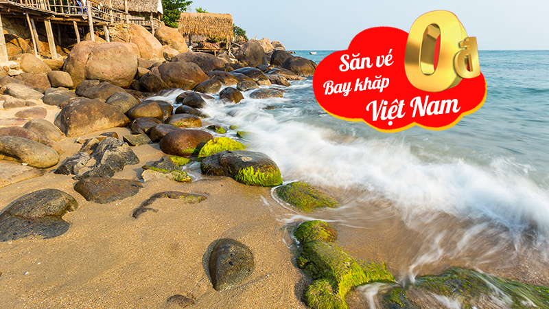 Khuyến mãi Vietjet ngập tràn vé máy bay 0đ đường bay nội địa