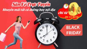 Black Friday Vietjet Air khuyến mãi 1.680.000 vé 0 đồng