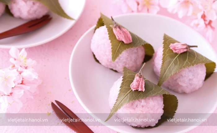 Bánh Mochi món ăn đặc biệt từ hoa anh đào