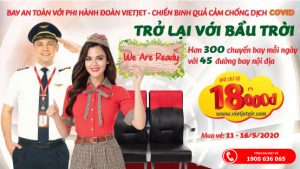 Vietjet Air khuyến mãi 3.000.000 Vé chỉ 18.000 VND