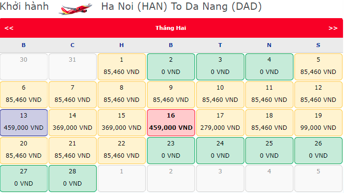 Vé máy bay chỉ từ 0 đồng từ Vietjet