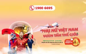 Săn vé bay 0 đồng Vietjet Air chào mừng ngày phụ nữ Việt Nam 20-10