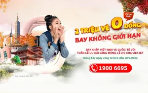 Vietjet Air ưu đãi 0 đồng bay khắp Việt Nam và quốc tế