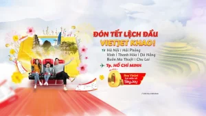 Vietjet Air lì xì vé máy bay 0 đồng nhân dịp Tết 2024